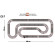 Circuito analógico Scalextric de corrida C1F GT