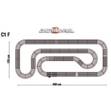 Circuito analógico Scalextric de corrida C1F GT