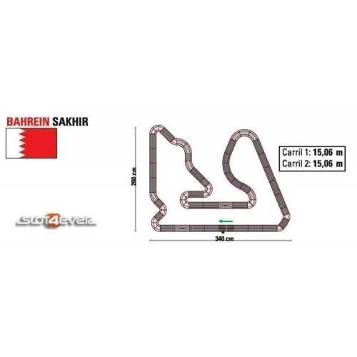 C2 Bahrein Sakhir Circuito Analógico Scalextric