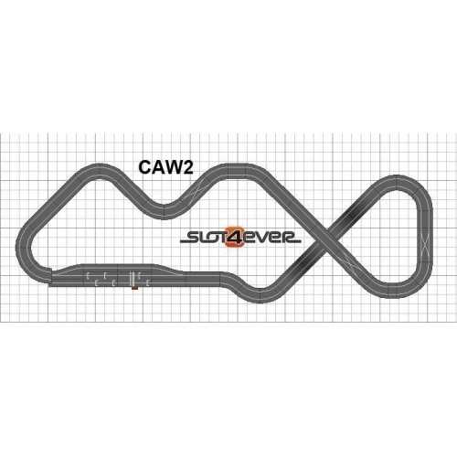 Circuito W2 de controle de combustível total expandido Scalextric WOS