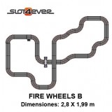 Scalextric Compact Circuit Expanded Fire Wheels B