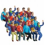 Set 20 Figuras de decoracion tribuna Carrera 132-124