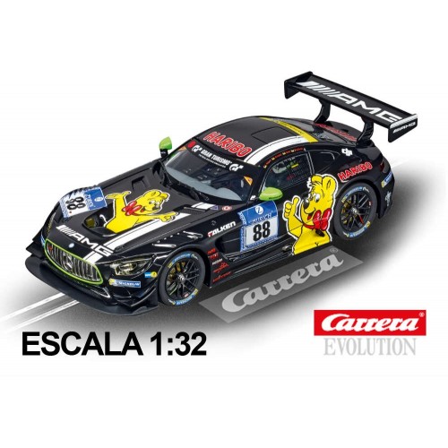 Coche Carrera Evolution Mercedes AMG GT3 Haribo