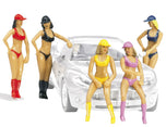 Figuras de decoração de Pit Babes 5ud Carrera 132-124