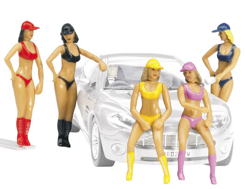 Figuras de decoração de Pit Babes 5ud Carrera 132-124