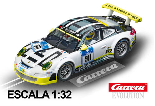 Carrera Evolution Porsche 911 GT3 RSR Manthey carro