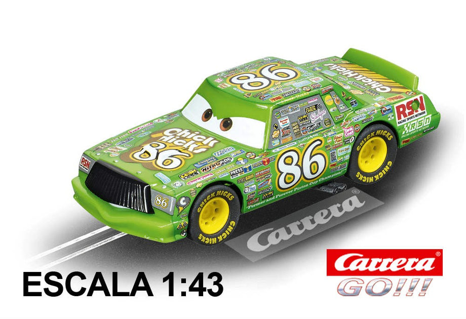Carro de corrida Go Disney Cars 3 Chick Hicks