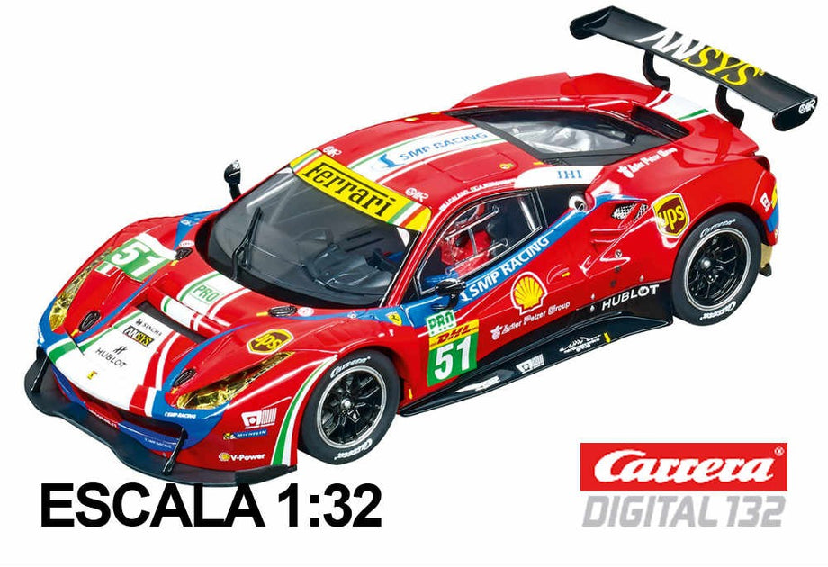 Carro Carrera Digital 132 Ferrari 488 GTE Af Corse nº 51