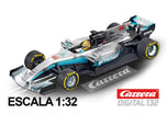 Carrera Digital 132 Mercedes F1 W08 EQ Power Hamiton nº 44 carro