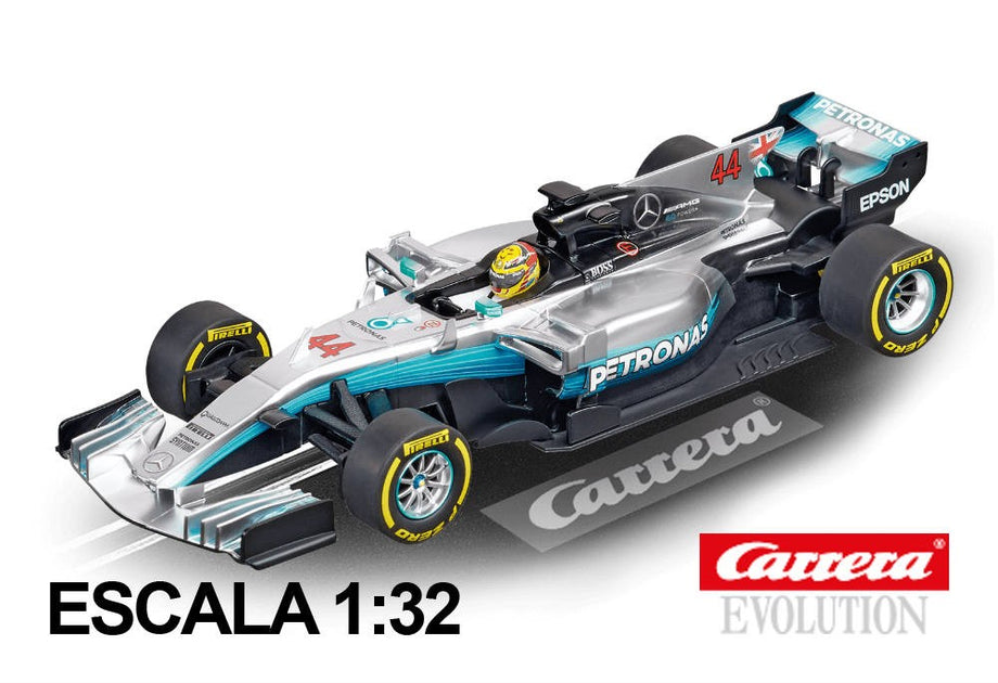 Carrera Evolution Mercedes F1 W08 EQ Power Hamiton carro nº 44