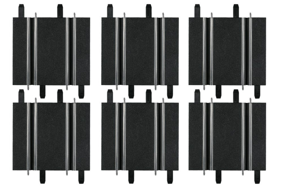 Pacote de retas curtas de 10 cm (3 unidades) - 11,4 cm (3 unidades) Carrera Go