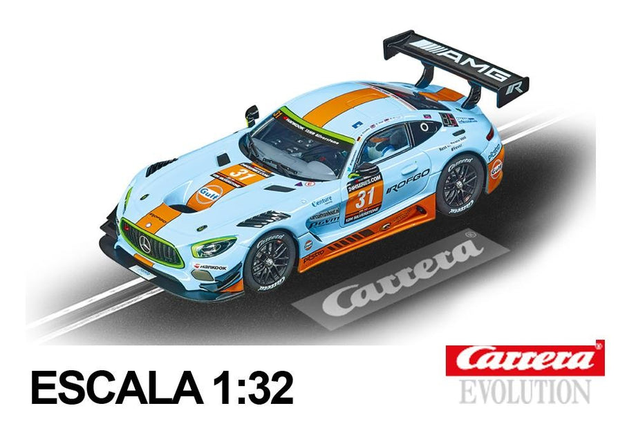 Carrera Evolution Mercedes AMG GT3 Rofgo Racing carro n31
