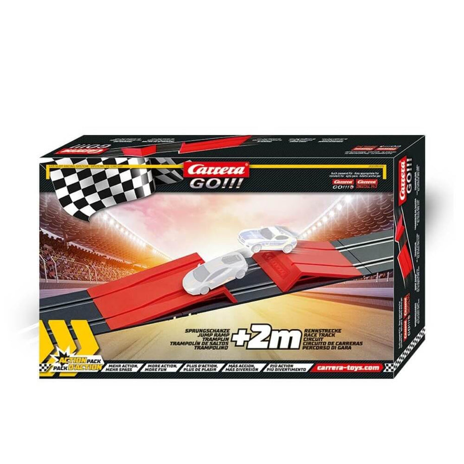 Action Pack Trampolim para Saltos e Pistas Carrera Go