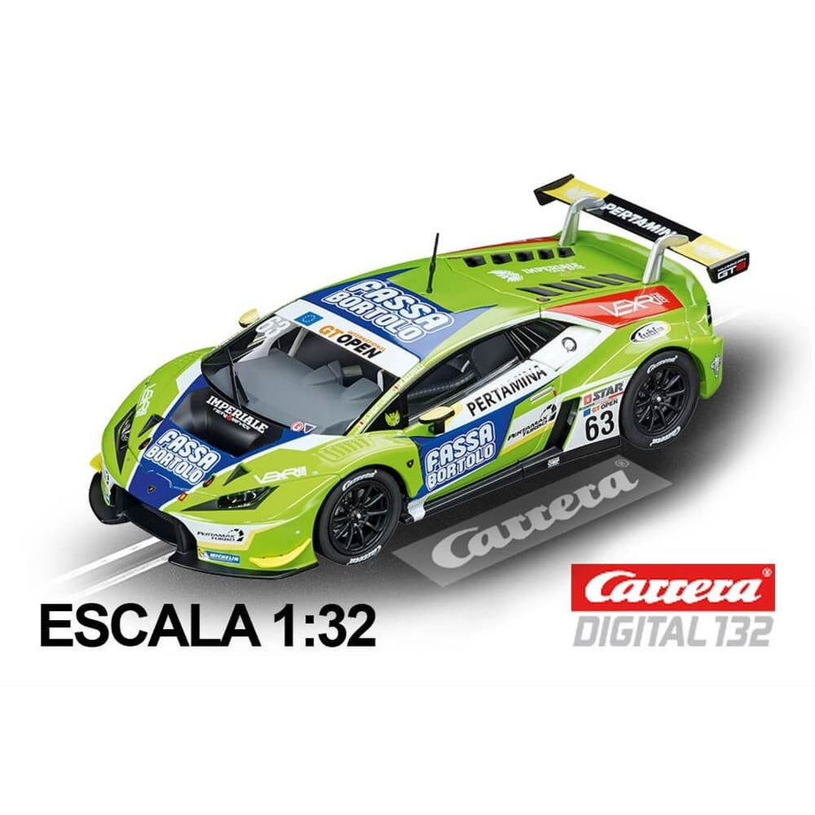 Carrera Digital 132 Lamborghini GT3 Imperiale Racing carro n63