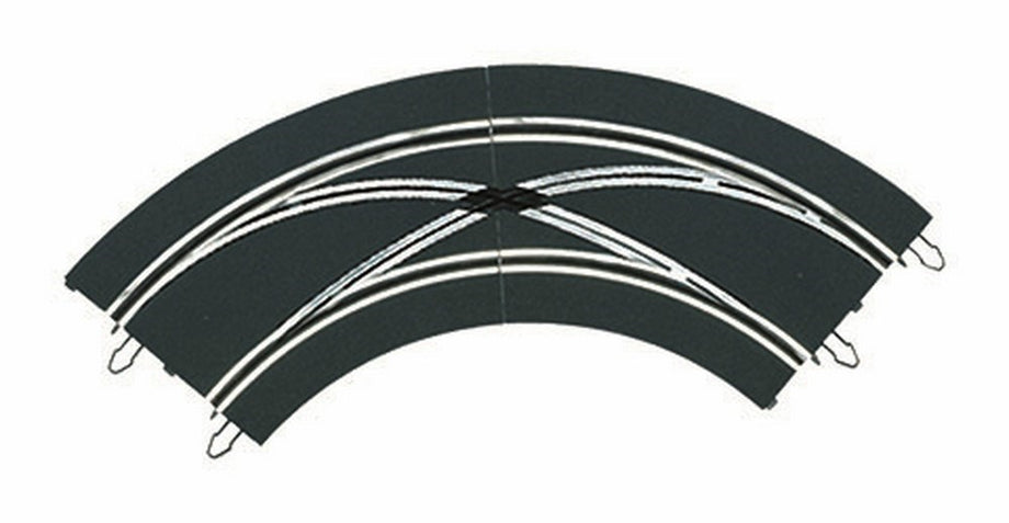 Mudança de trilha curva (1) Sistema Digital Scalextric