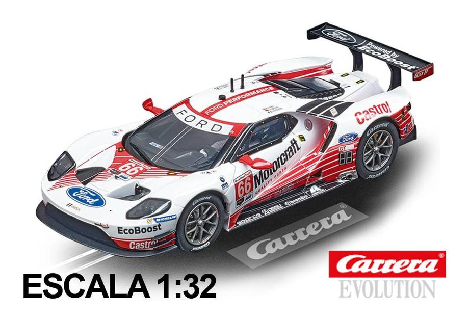 Carro Carrera Evolution Ford GT Race Car n66