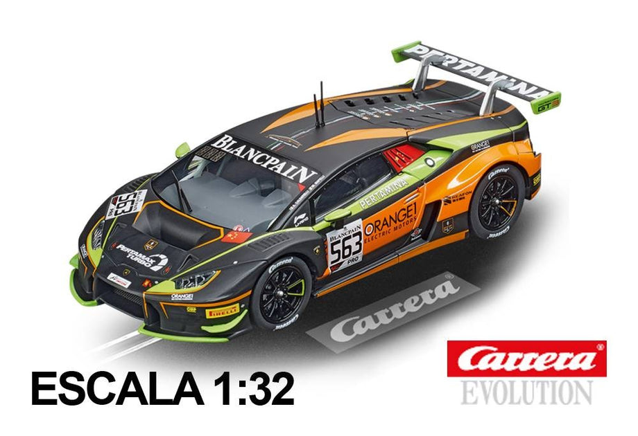 Carrera Evolution Lamborghini Huracan Orange1 FFF Racing Car