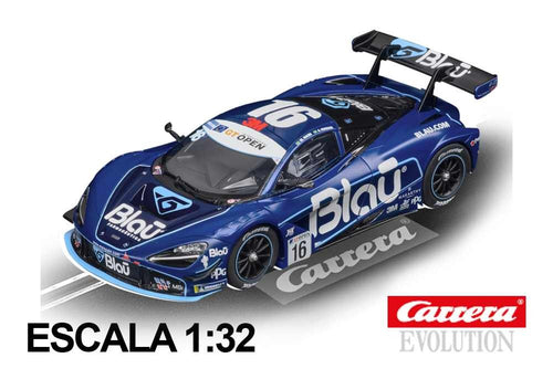 Carrera Evolution McLaren 720S GT3 Blau car