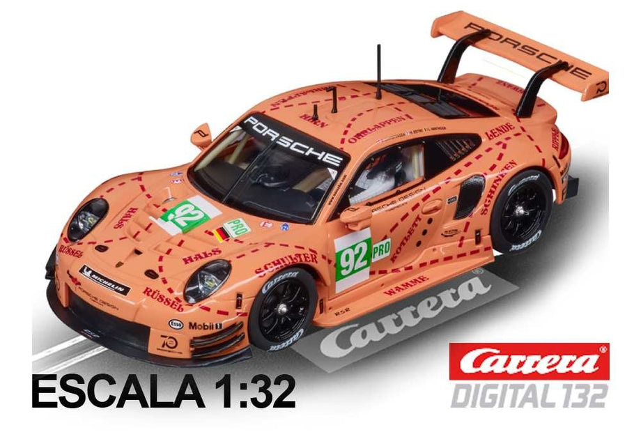 Carro Carrera Digital 132 Porsche 911 RSR Pink Pig n92