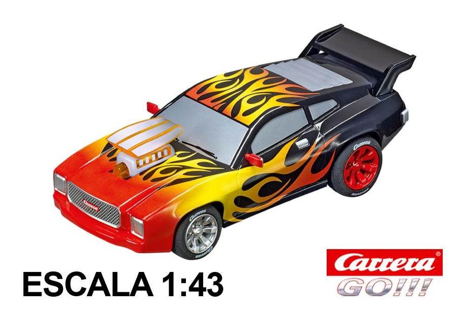 Race Car Go Muscle Car 1 Flame