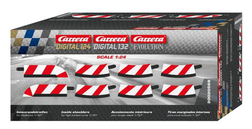 Curva inclinada da borda interna 1/30 ° 6ud Carrera 132-124