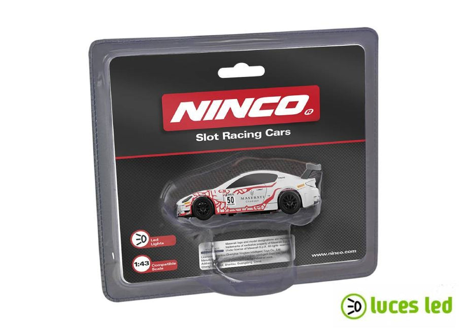 Slot car 1:43 Ninco Maserati White