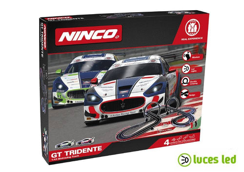 1:43 Ninco GT Tridente circuito de slot sem fio