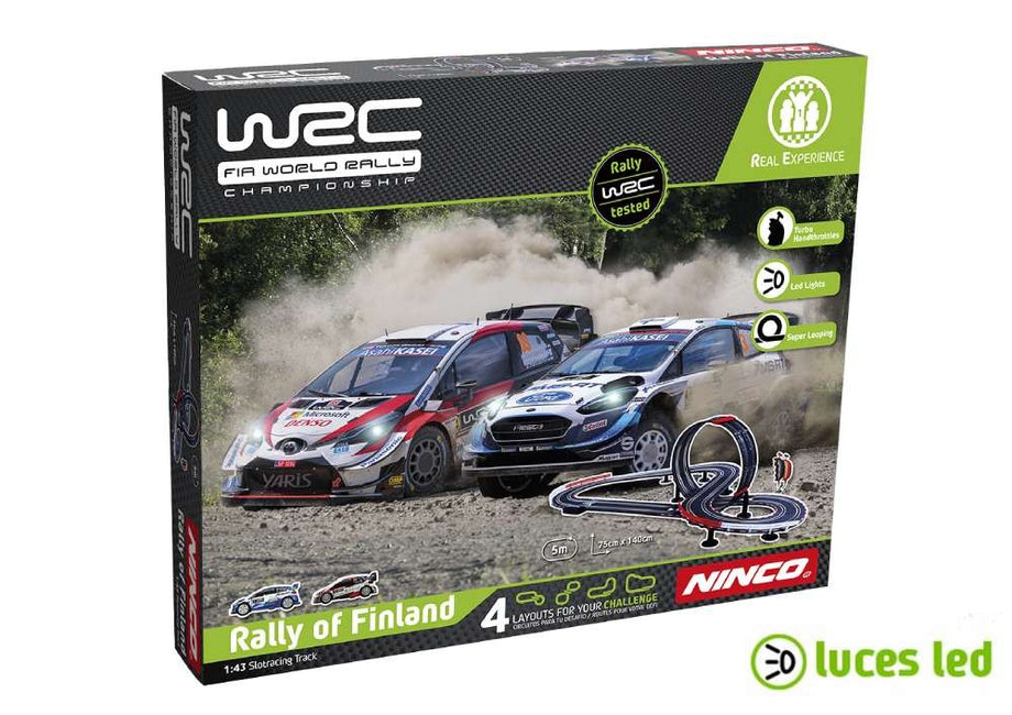 1:43 slot circuit Ninco WRC Rally Finlândia