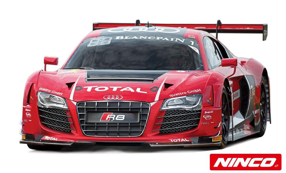 Coche de Slot Ninco Analogico Audi R8 Rojo Blancpain n1