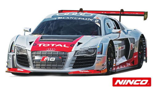 Carro de Slot Ninco Analogico Audi R8 Plata Blancpain n2