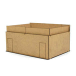 Wooden pit box garage for Carrera 1:32 and 1:24 scenery