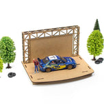 Holz-Ausstellungsplattform für Slotcar-Rennbahn