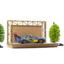 Holz-Ausstellungsplattform für Slotcar-Rennbahn