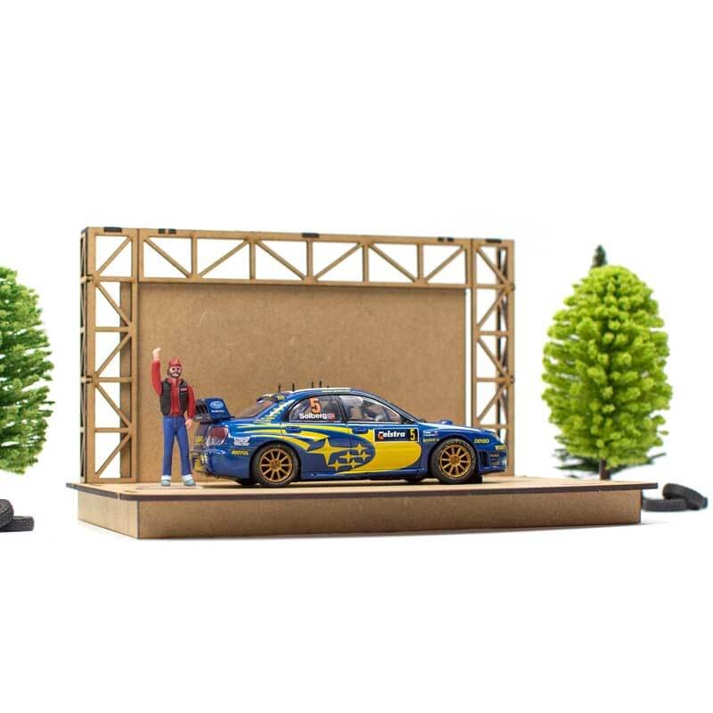 Holz-Ausstellungsplattform für Slotcar-Rennbahn
