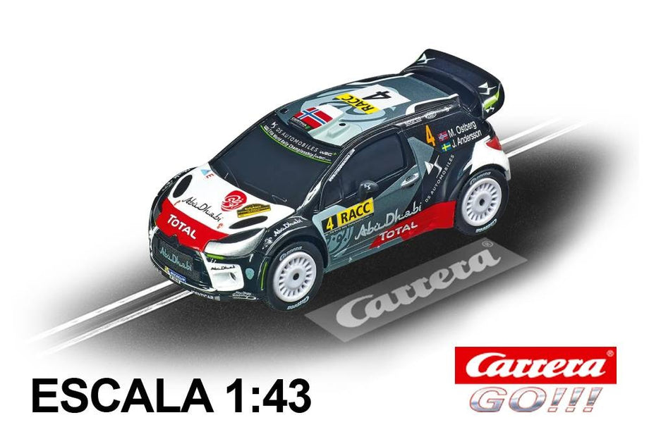 Carro Carrera Go Citroen DS3 WRC 2015 Ostberg Rally Catalunya Espanha