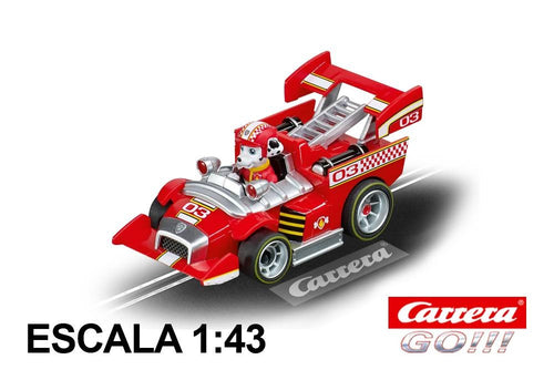 Carro de corrida Go Paw Patrol RRR Marshall