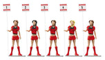 Figuras Decoraçao Gridladies 5ud Carrera 132-124