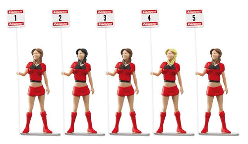 Figuras Decoraçao Gridladies 5ud Carrera 132-124