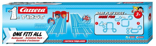 Acompanhe o jogo de expansão Carrera First One Fits All