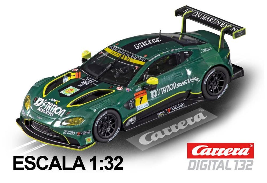 Carro Carrera Digital 132 Aston Martin Vantage GT3 D-Station Racing n7