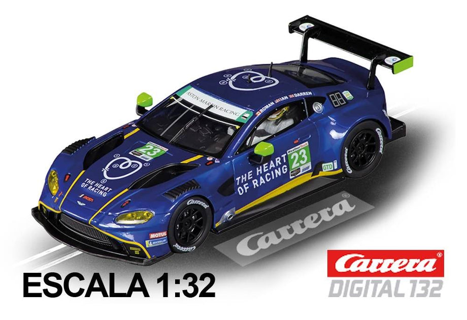Carro Carrera Digital 132 Aston Martin Vantage GT3 Coração de Corrida n23