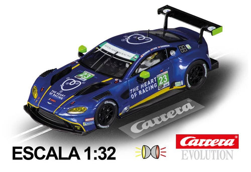 Carrera Evolution Aston Martin Vantage GT3 Coração de carro de corrida n23