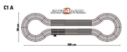 Pacote de expansão de circuito C1A universal Scalextric