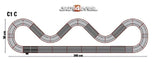 Pacote de expansão de circuito C1C universal Scalextric