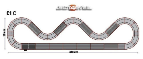 Pacote de expansão de circuito C1C universal Scalextric