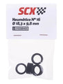 Neumaticos n16 4 ud Diam 18 x 10mm