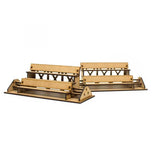 Small wooden grandstand for slot car track