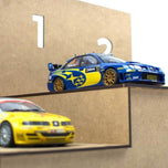 Podio Carros de slot de Madera Circuito de Slot