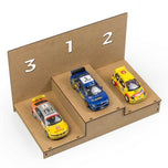 Podio Carros de slot de Madera Circuito de Slot