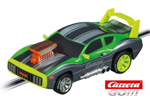 Coche Carrera Go Muscle Car green